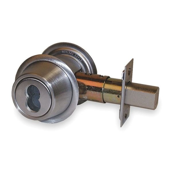 Deadbolt, HD, Satin Chrome, SFIC Not Incl.