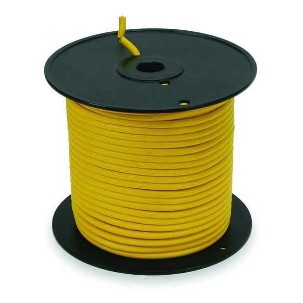 Portable Cord, SEOW, 10 AWG, 4 C, Yellow, TPE, Stranded, 600V, Indoor/Outdoor, 250 ft