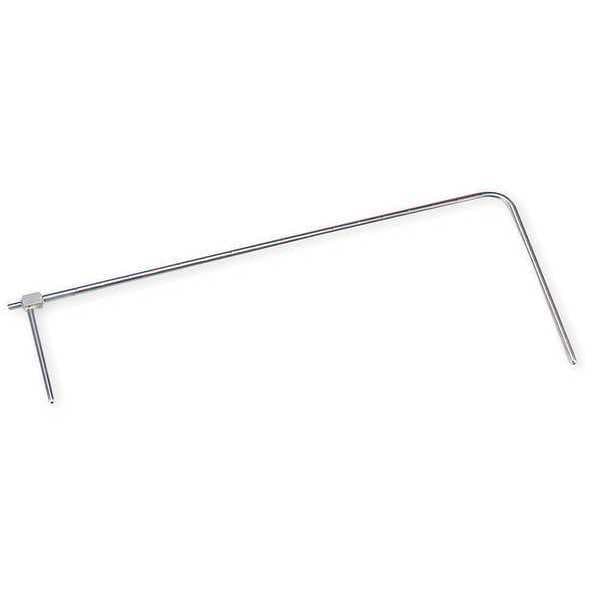 Stainless steel Pitot tube, 5/16" dia., 18-5/8" insertion length.