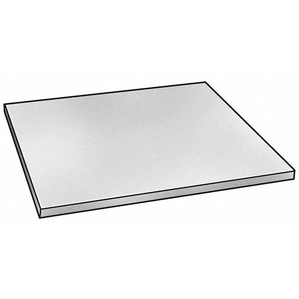 White Acetal Copolymer Sheet Stock 24" L x 24" W x 0.625" Thick
