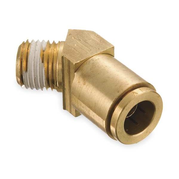 Elbow, Brass, Push-Fit3/8in, NPTF1/4in