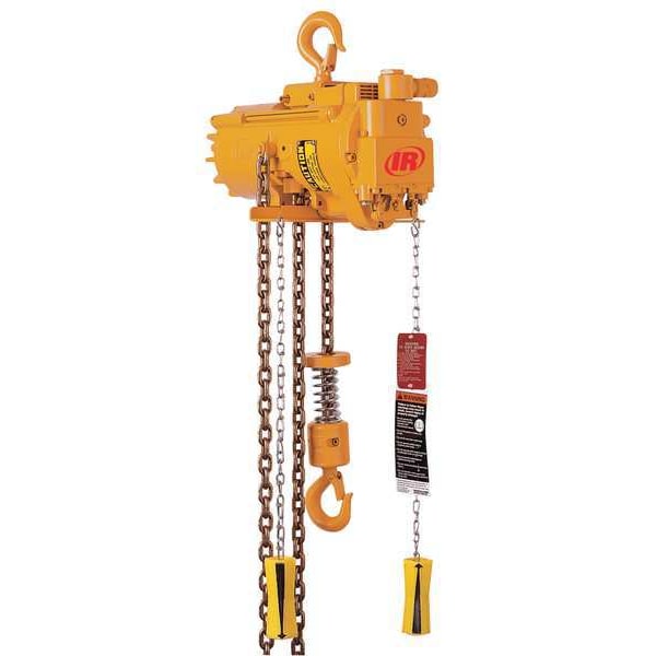 Air Chain Hoist, 1100 lb. Cap., 10 ft. Lft