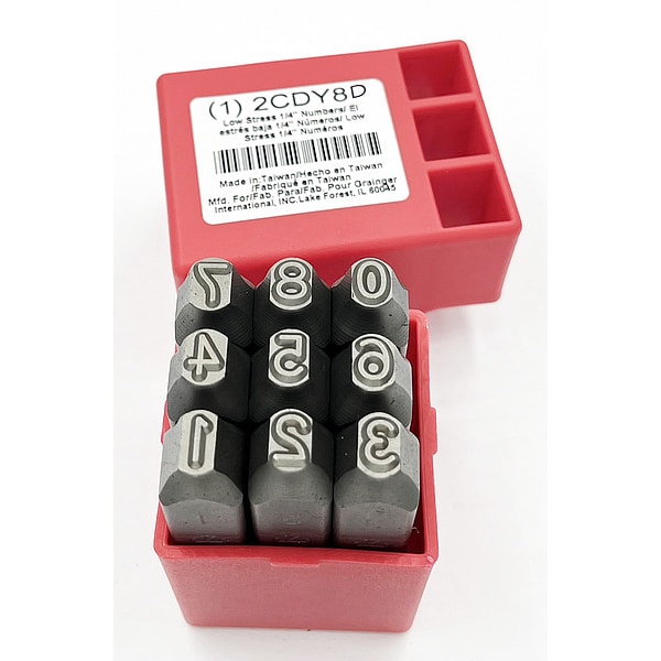 Hand Stamp Kit, Number Set