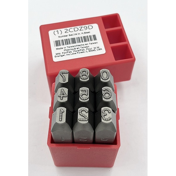 Hand Stamp Kit, Number Set