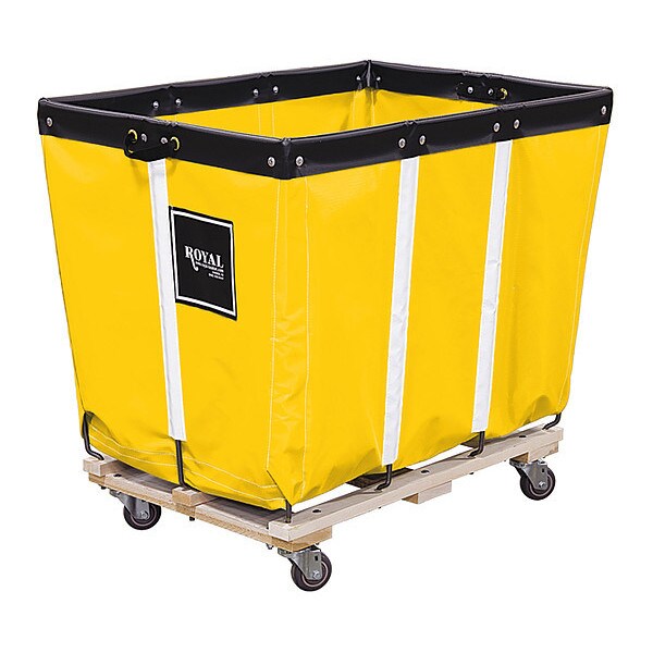 Perm Truck, 8 Bu, Yellow, Wood Base