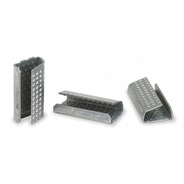 Strapping Seal, 1/2 In., Serrated, PK1000