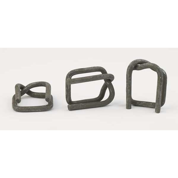 Strapping Buckle, Steel, 1-1/4 In., PK250