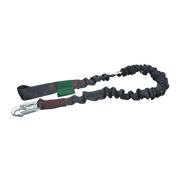 SofStop(TM) Lanyard, 6 ft. Length, Snap Hook, Steel, 2 Leg(s), 310 lb. Weight Capacity