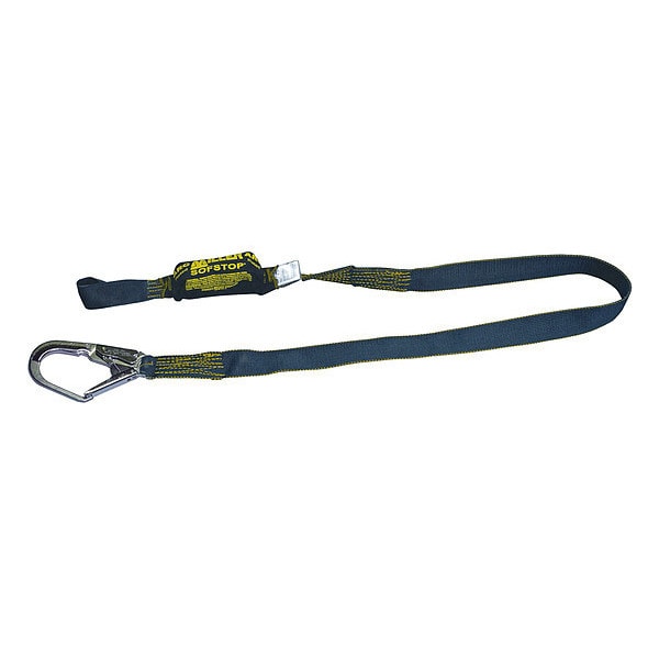 Honeywell Miller Arc Flash Rated Shock Absorbing Lanyard, 6 ft. Length, Web Loop, Kevlar(R)