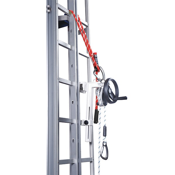 Rescue and Descent Device, 275 lb, Aluminum, Stainless Steel, For Use With: Full Body Harness