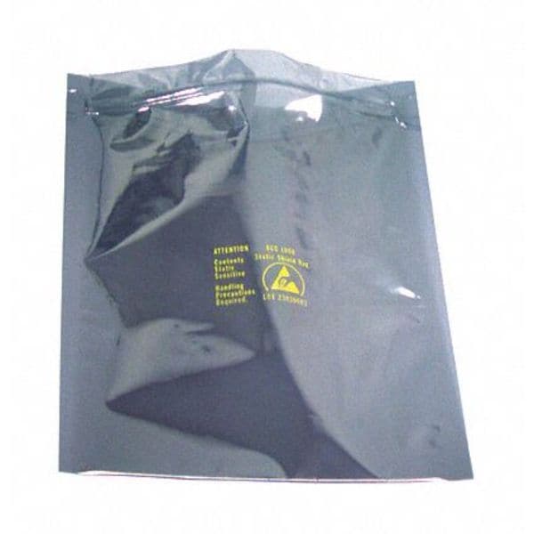 Metal-In Static Shielding Bag, 12"W, PK100