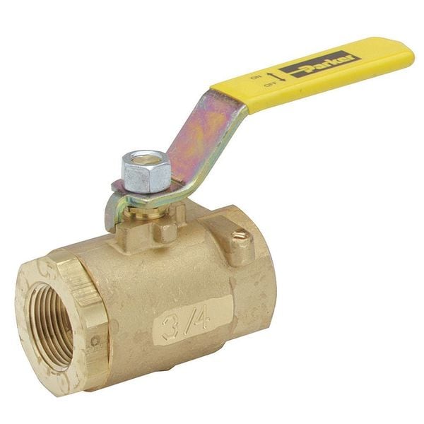 1" FNPT Brass Ball Valve Inline