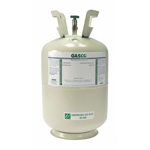 Calibration Gas, Air, Isobutylene, 221 L, CGA 165 Connection, +/-5% Accuracy, 250 psi Max. Pressure