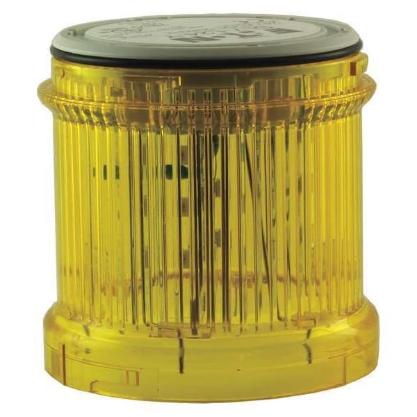 Tower Light Module, 24V AC, 24V DC, Yellow, 73 mm Dia., 3 in Height, LED, SL4 Series
