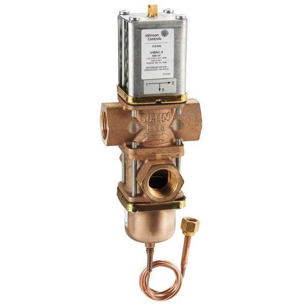 Water Regulating Valve, 2 Way, NPT, 3/4 in.
