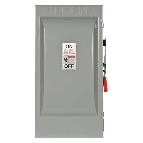 Fusible, Safety Switch, Heavy Duty, 240 V, 2PST