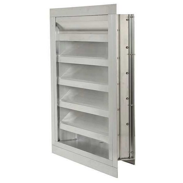 Louver Damper, Adjustable, 18H x 42W