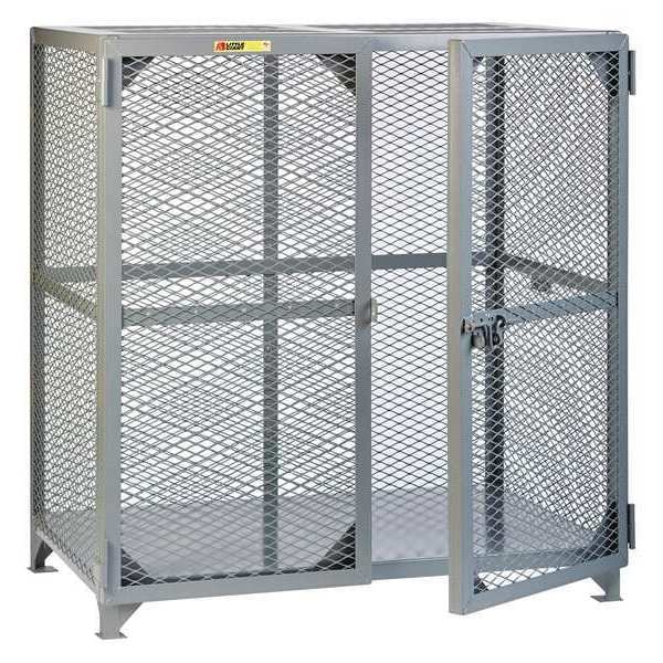 Bulk Storage Locker, 73 in W, 39 in D, 52 in H, (1) Tier, (1) Wide, Gray