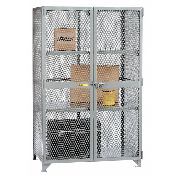Bulk Storage Locker, 49 in W, 33 in D, 78 in H, (1) Tier, (1) Wide, Gray
