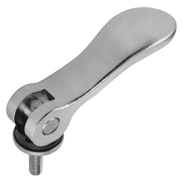 Cam Lever, Stainless Steel Electropolished, Size: 1, M05X50, A=70, 4, B=21, 5, Comp: Stainless Steel