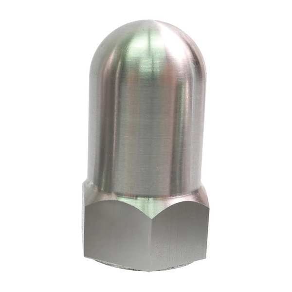 High Crown Cap Nut, 3/8"-16, 18-8 Stainless Steel, Plain, 1-9/16 in H