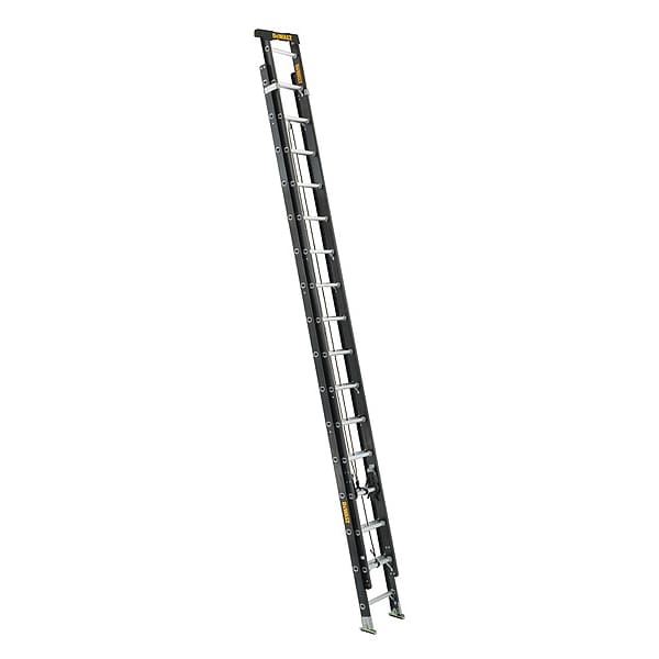 32 ft Fiberglass Extension Ladder, 300 lb Load Capacity