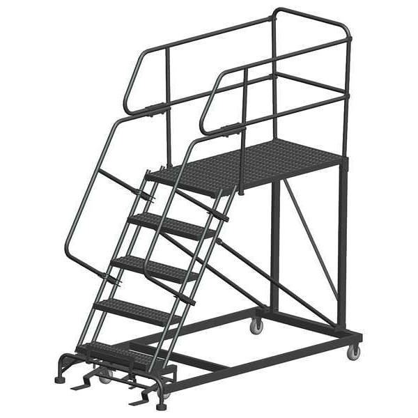 Roll Work Platform, Steel, Single, 50 In.H