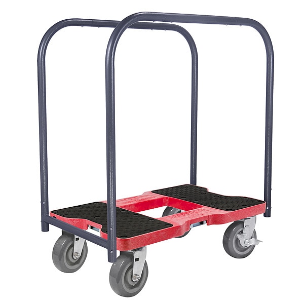 Super-Duty Panel Cart/Dolly, Red, 1800 Lb