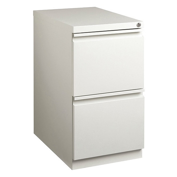 15" W Lorell Mobile Pedestal, Light Gray