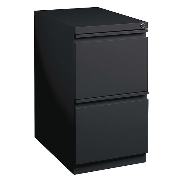 15" W Lorell Mobile Pedestal, Black
