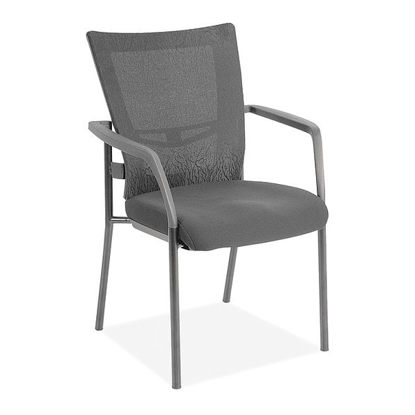 Guest Chair, 25 in W 20" L 32" H, Integrated, Mesh Seat
