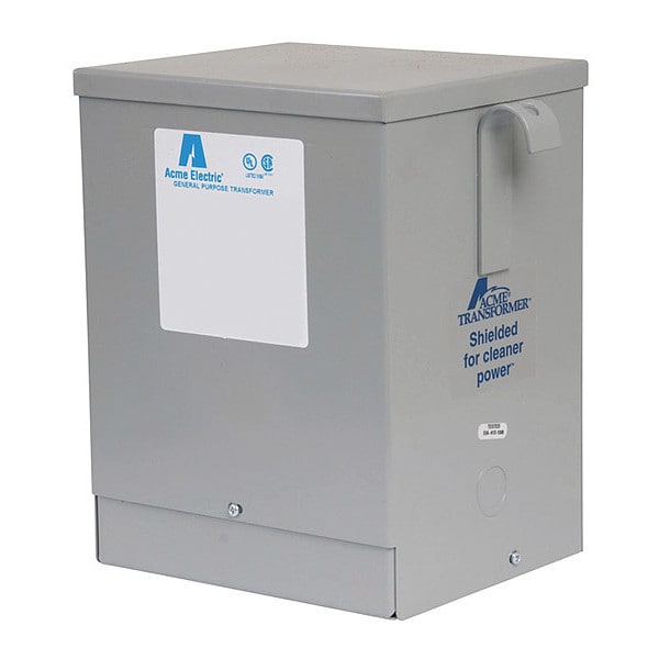 General Purpose Transformer, 3 kVA, NEMA 3R, 120/240V AC, 190/200/208/220V, 380/400/416/440V