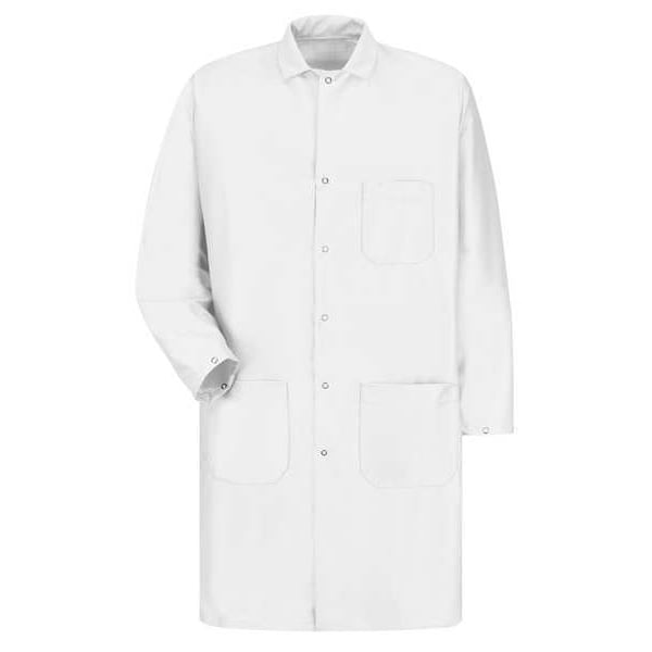 Lab Coat, Warp Knit, 3 Pockets, Snaps