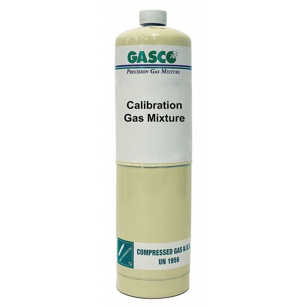 Calibration gas, Carbon Dioxide, Methane, Nitrogen, Oxygen, 17 L, CGA 600 Connection