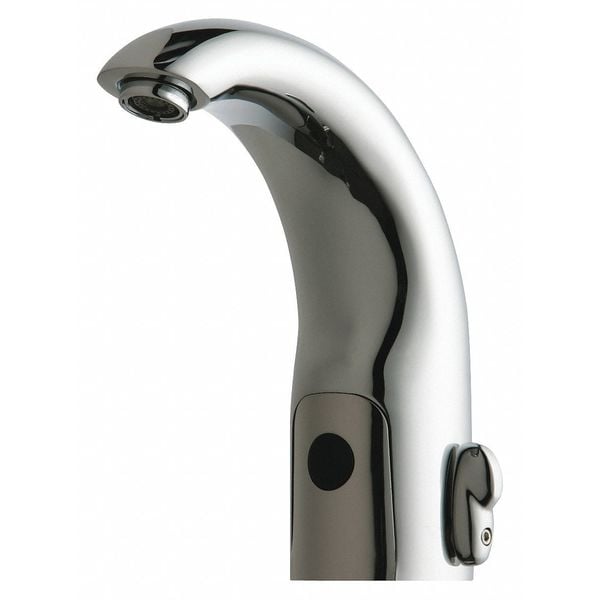 Electronic Sensor Hytronic Contemporary  Faucet W/ Dual, Single Hole Mount, Chrome plated 1 Hole