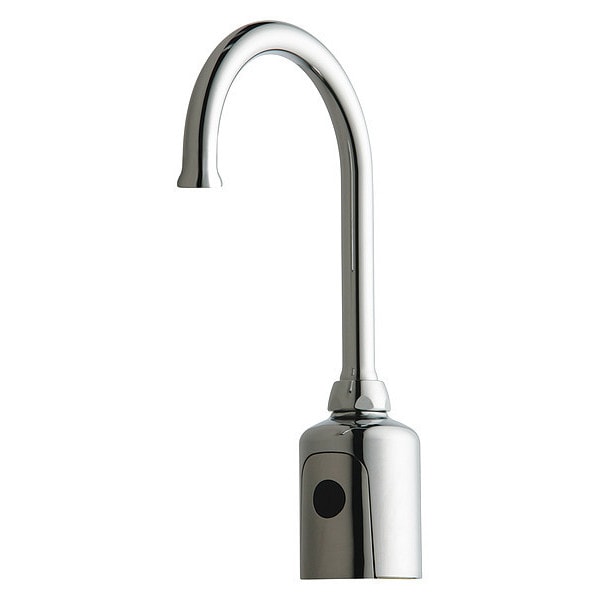 Electronic Sensor Single Hole Mount, 1 Hole Bathroom Faucet, Chrome plated