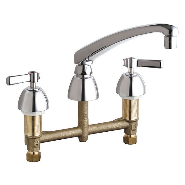 Kitchen Faucet, Manual, 8" Mount, Commercial