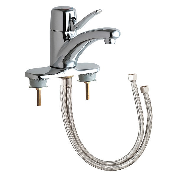 Single Handle 4" Mount, Bathroom Faucet, Chrome plated