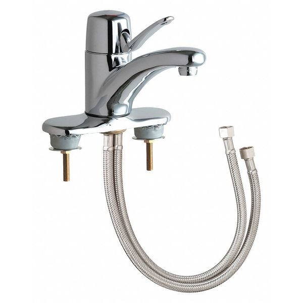 Single Handle 4" Mount, Bathroom Faucet, Chrome plated