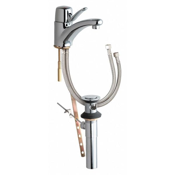 Single Handle 1 Hole Bathroom Faucet, Chrome plated