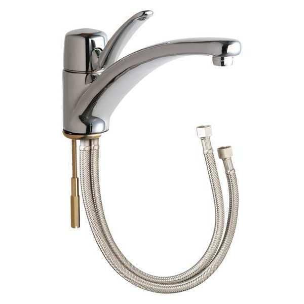 Manual Single Lever Hot And Cold Water, Single Hole Mount, Chrome plated 1 Hole