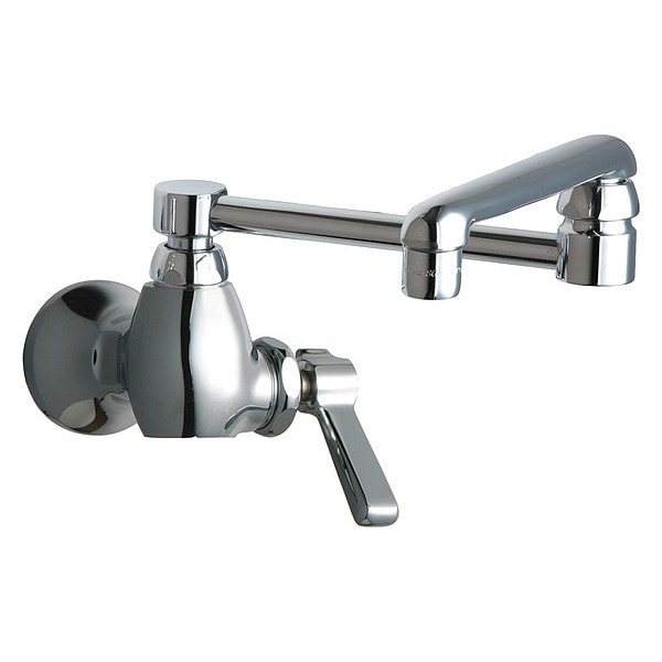 Single Handle Single Sink Faucet, Chrome plated 1 Hole
