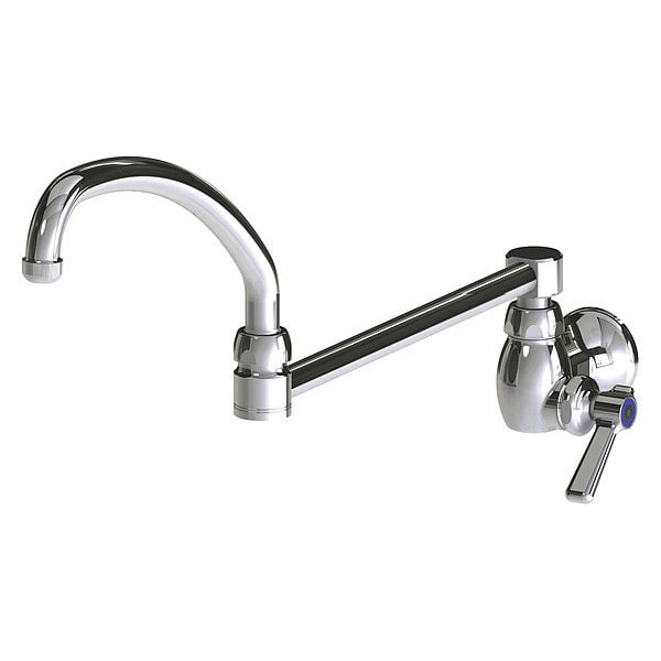Single Handle Single Supply Sink Faucet, Chrome plated 1 Hole