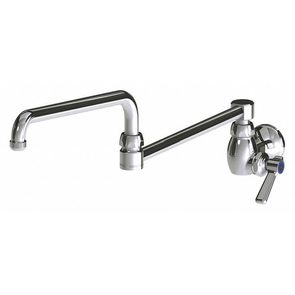 Single Supply Sink Faucet, Single Hole Mount, Chrome plated 1 Hole