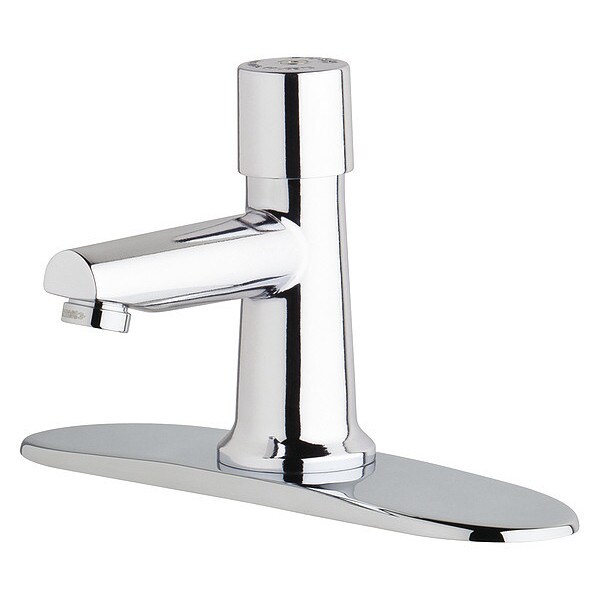 Metering 8" Mount, Bathroom Faucet, Chrome plated