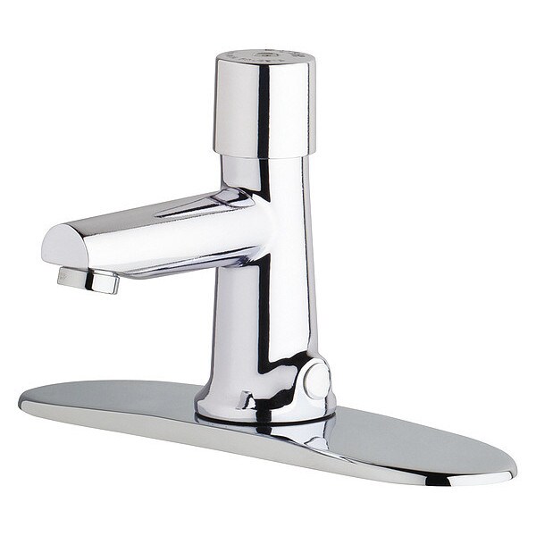 Metering Hot And Cold Water Metering Mixing, 8" Mount, Chrome plated