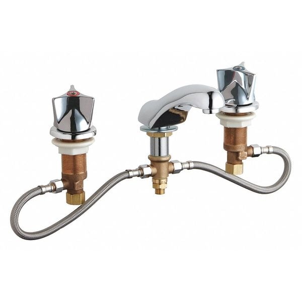 Manual Bathroom Faucet, 6" - 26" Mount, Chrome plated