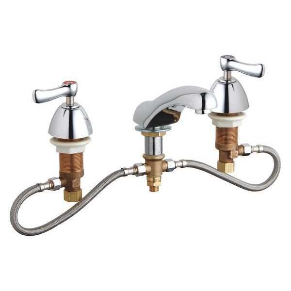 Manual Concealed Hot And Cold Water Sink Faucet, 6" - 26" Mount, Chrome plated