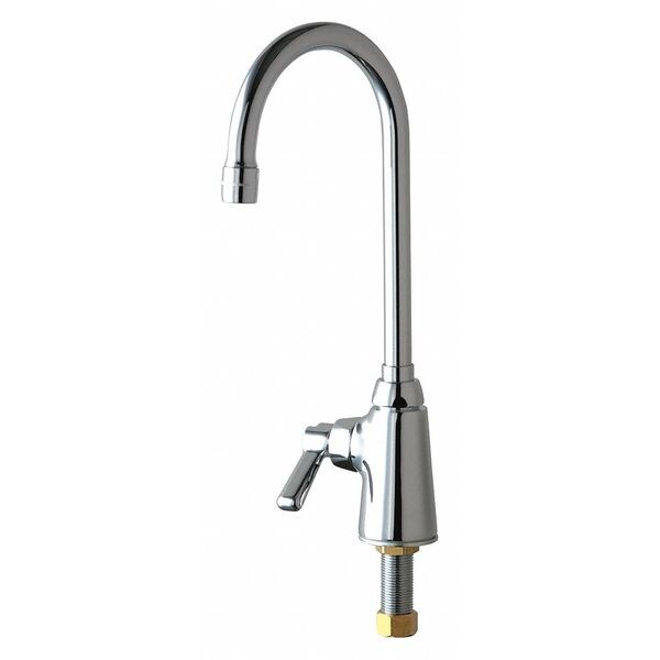 Manual Single Supply Sink Faucet With Left, Single Hole Mount, Chrome plated 1 Hole