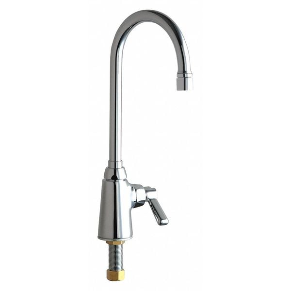 Manual Single Supply Sink Faucet, Single Hole Mount, Chrome plated 1 Hole